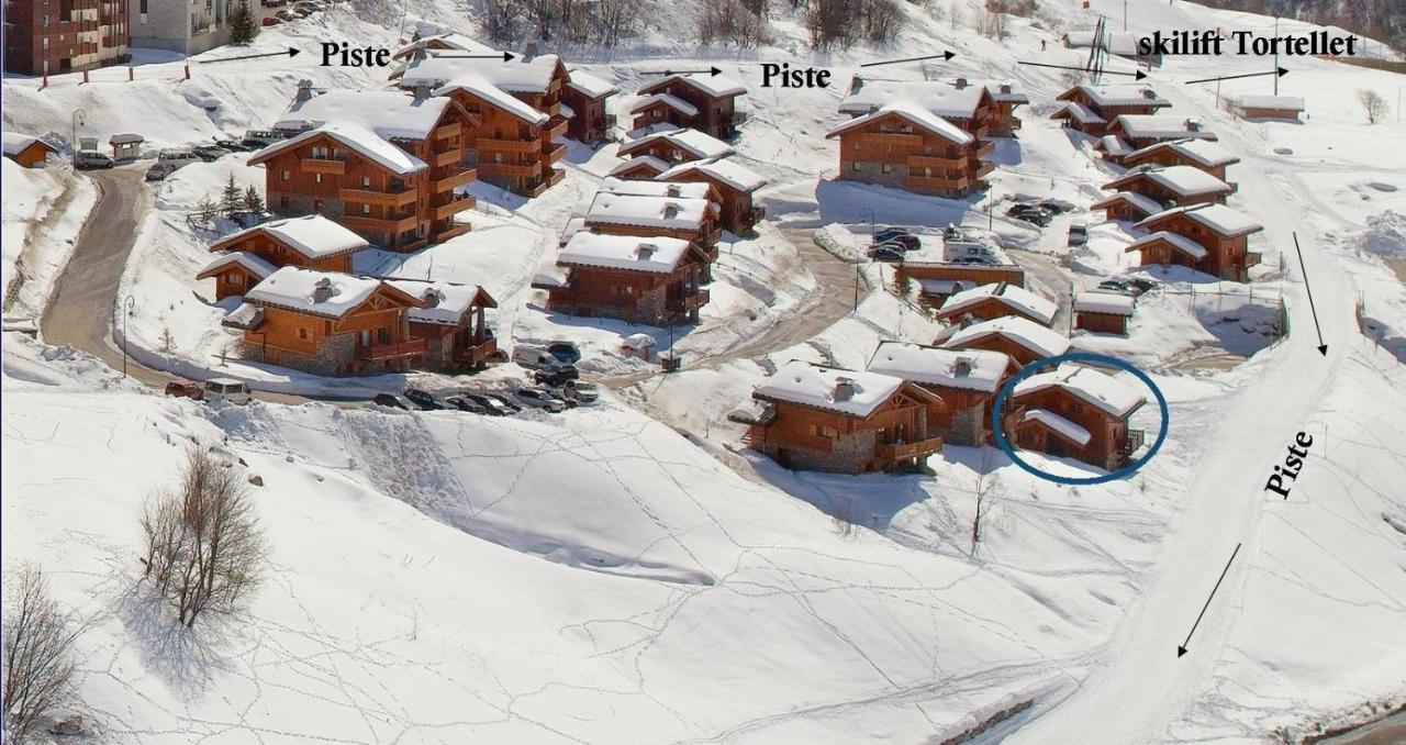 Chalet Ananas, Hameau Des Marmottes Saint-Martin-de-Belleville Exteriér fotografie